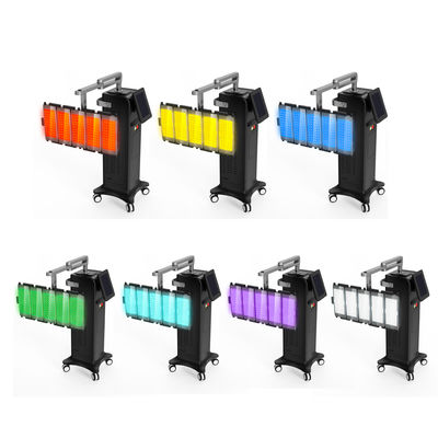 เครื่องบำบัดด้วยแสง LED สีแดงสีน้ำเงินสีเขียวสีเหลืองสำหรับการฟื้นฟูผิว