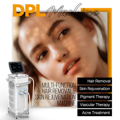 เครื่องเลเซอร์ DPL เชิงพาณิชย์ 15 * 50mm2 อุปกรณ์กำจัดขนโฟตอน IPL