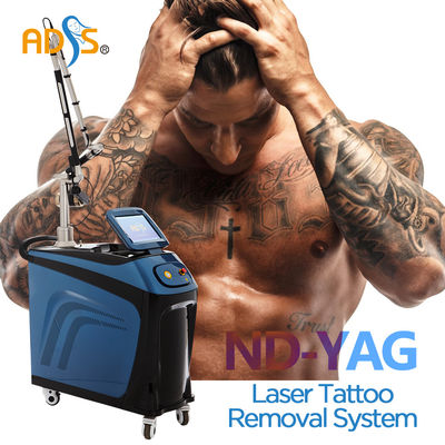 เครื่องลบรอยสัก Yag 1064nm 532nm ขนาดเฉพาะจุด 2-10 มม