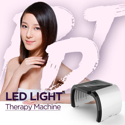 เครื่องฟื้นฟูผิวแบบพกพา 7 สี PDT LED Light Therapy Facial Machine