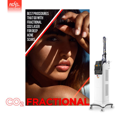 การกำจัดรอยแผลเป็นจากสิว Fractional CO2 Laser Machine Air Cooling รับประกัน 2 ปี