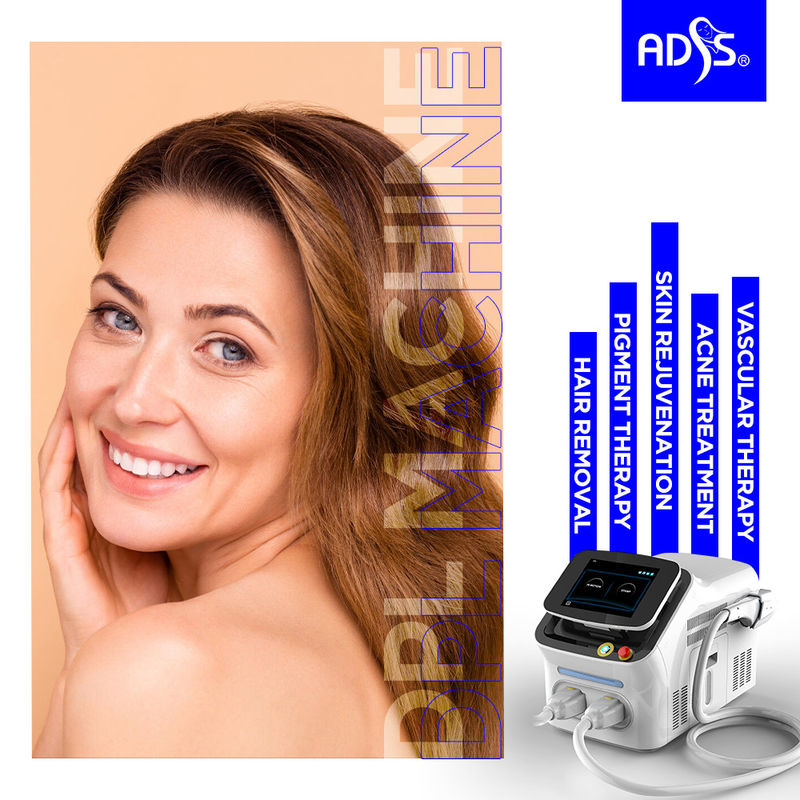 เครื่องกำจัดขนด้วยเลเซอร์ DPL Portable Q Switched ND YAG สำหรับการกำจัดสิว